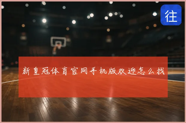 新皇冠体育官网手机版欢迎怎么找